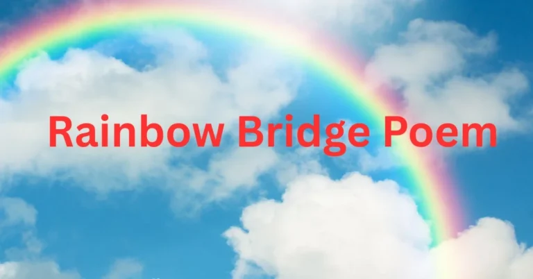 Rainbow Bridge Poem