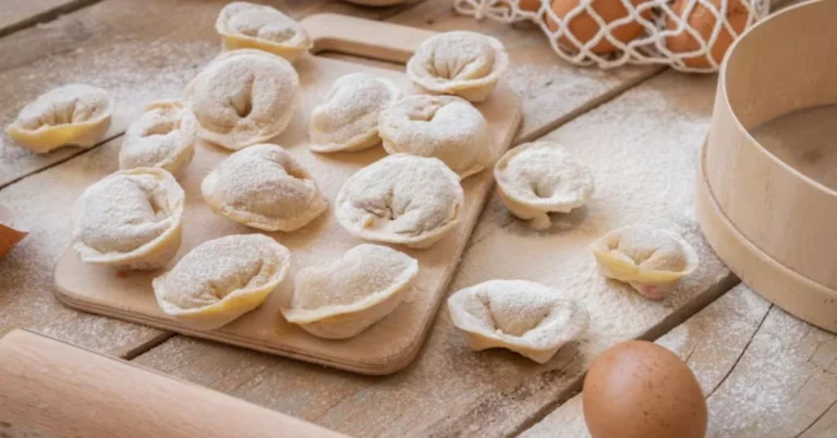 A tortellinatrice is a machine or manual tool designed specifically for the task of forming tortellini.